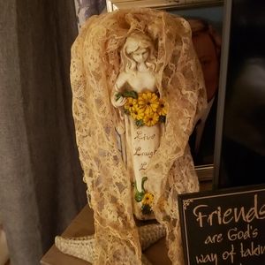 Vintage Head SCARF lacey